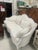 Neoclassical Ralph Lauren Home–Style Louis XV Carved Wood Sofa in Ivory Damask For Sale - Image 3 of 4