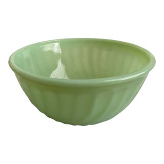 Vintage Jadeite Fire King Light Green Bowl 8 X 4” For Sale