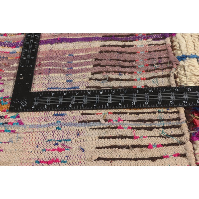 Textile Vintage Azilal Moroccan Rug, 04'11 X 08'08 For Sale - Image 7 of 10