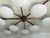 Not Yet Made - Made To Order 21st Century Dieci Bronze Glossy White Murano Flush Mount by Fabio LTD For Sale - Image 5 of 9