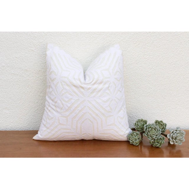 1990s Tejal Applique Pillow Cover For Sale - Image 5 of 5