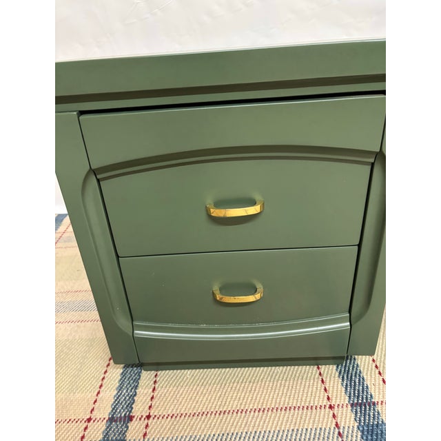 Wood Pair of Vintage Nightstands For Sale - Image 7 of 12