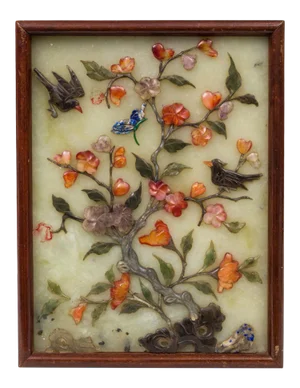 Chinese Hardstone Plaque