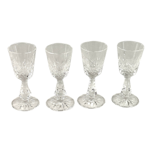 1990s Waterford Crystal of Ireland-“Kenmare”-1 Ounce Cordials – Set of Four