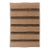 Rectangle Black Stripe Pattern Jute Rug, Boho Jute Rug 10x14 Ft. For Sale