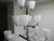 Fontana Arte Large Vintage 006/20 Chrome and Glass Chandelier by Pietro Chiesa for Fontana Arte, 1990s For Sale - Image 4 of 17