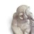Vintage Italian Glazed Terracotta Monkey Sculpture in Contemplative Pose For Sale - Image 10 of 12