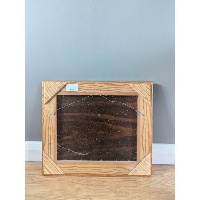 Vintage 'Surrealist Still Life' Original Still Life Landscape Tempera Painting by Swedish Artist Eric Cederberg (1897-1984), Framed For Sale - Image 12 of 12