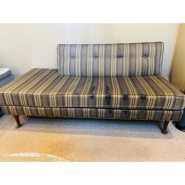 Mid-Century Modern A Pair of Mid-Century Sofas, Attributed to Dunbar For Sale - Image 3 of 4