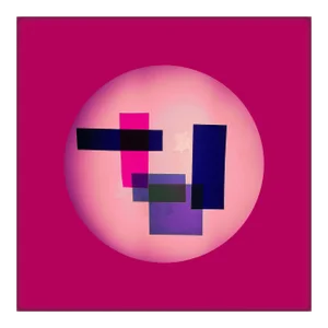 Contemporary Abstract Photographic C-Print on Canson Platine Fibre Rag "Soft Geometry #8b" by Anne Senstad