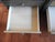 Pair of Venezia Furniture Industrial Modern Steel & Stained Wood Nightstands / End Tables With Glass Tops For Sale - Image 10 of 16