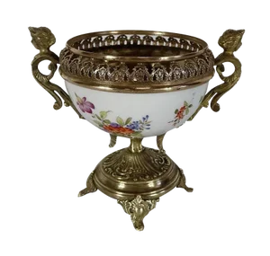 19th Century Porcelain Bronze Cup