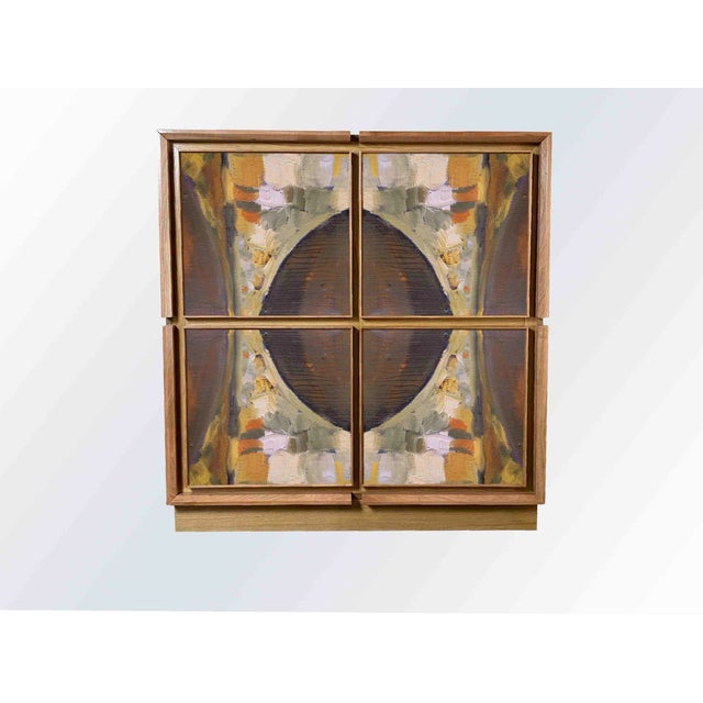 Brown Abstract One Sideboard by Mascia Meccani for Meccani Design For Sale - Image 8 of 8