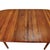 1980s Danish Modern Solid Teak Dining Table W/ Leaf, Oval Extension Table For Sale - Image 10 of 16