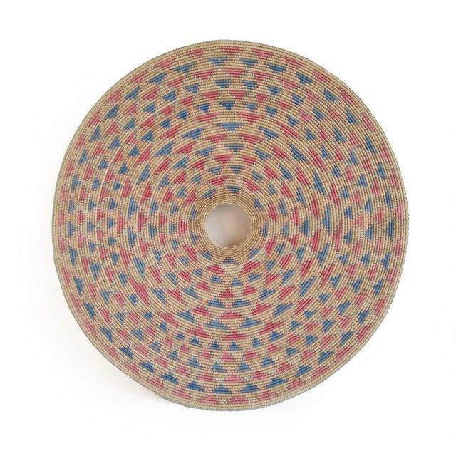 Tribal 1990s Nigerian Hassau Basket Cover For Sale - Image 3 of 3
