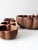 Brown Mid Century Serving Bowl Set For Sale - Image 8 of 12
