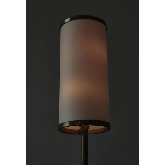 Gold Large Danish Modern Floor Lamps in Patinated Brass by Kay Kørbing, 1960s, Set of 2 For Sale - Image 8 of 18
