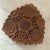 Indian Early 20th Century Carved Indian Folding Floral Tabouret Drinks Table With Floral Medallion For Sale - Image 3 of 12