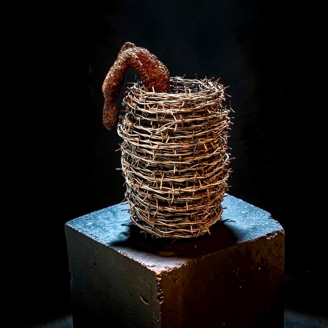 A unique piece with enormous power, this sculpture speaks louder than words\. "The Breakout" The yearning for freedom is...