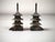 Antique Japanese spice containers in the form of a pagoda, characteristic of the multi-story tower of the Meiji...