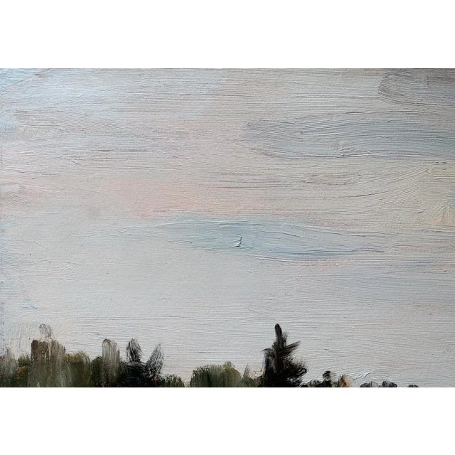 Stanislav Ivanicki, Rural Road, Oil on Cardboard For Sale - Image 5 of 7