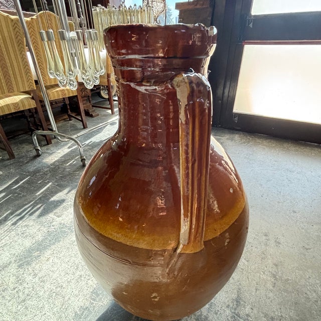 19th Century Antique Large Garden Capasone Apulian Jar, 1800 For Sale - Image 5 of 11