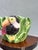 Vintage Majolica Toucan Sculptural Bowl — Tropical Leaf Surround, Hand Painted For Sale - Image 4 of 7