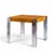 Mid-Century Modern Milo Baughman Style Mid Century Chrome and Burlwood Dining Table For Sale - Image 3 of 7