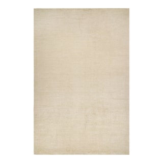 Rug & Kilim’s Solid Beige-Brown Rug in Tone-on-Tone Contemporary Style -13'x20' For Sale