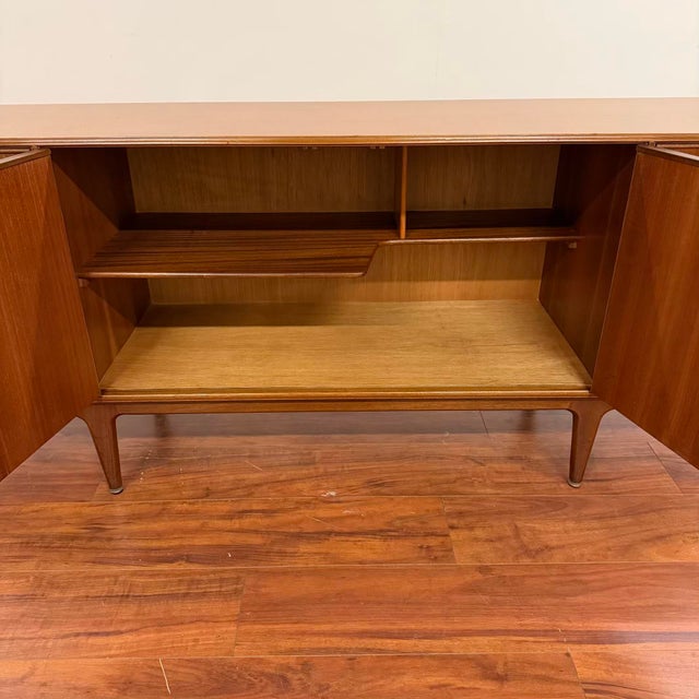 Brown A.h. McIntosh Teak Metal Pulls Sideboard / Bar For Sale - Image 8 of 10