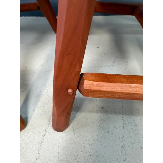 Set of Nine Hunt Country Continuous Bow Dining Chairs 2 Armchairs & 7 Side Chairs For Sale - Image 9 of 18