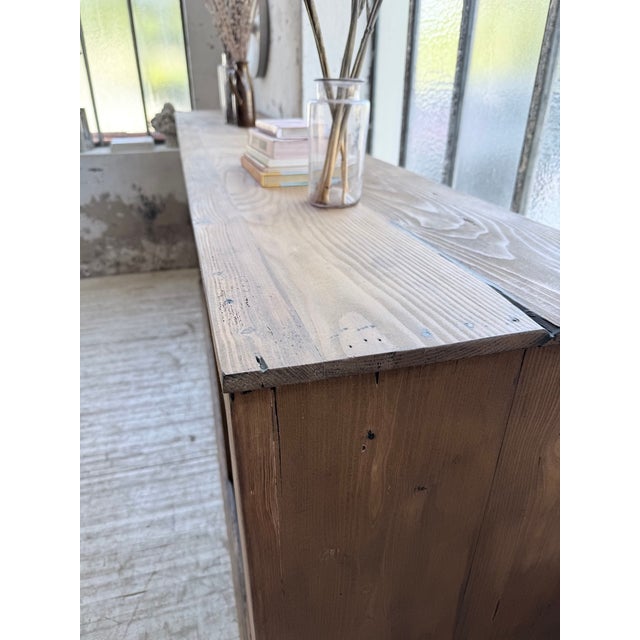 Pine and Oak Sideboard with Glass Doors, 1950s For Sale - Image 13 of 18