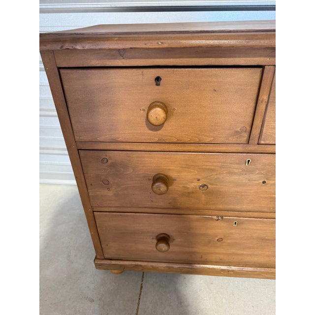Antique Pine Two Over Two Drawers - Chest of Drawers From England For Sale - Image 13 of 18