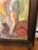 Large Picasso Style Mid-Century Modern Oil on Board of Women For Sale - Image 10 of 13