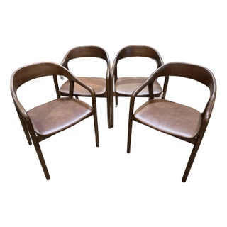 Four Hands Darkwood Sonoma Wood "Amare" - Set of Four For Sale