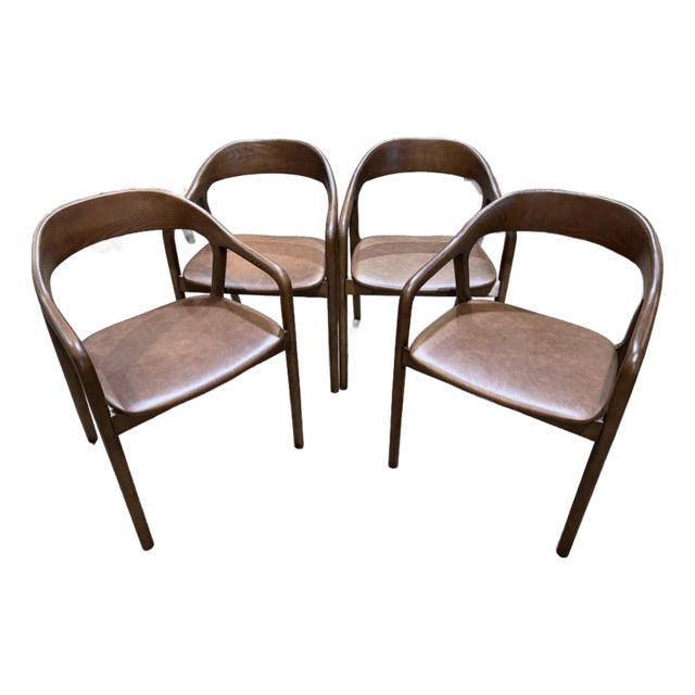 Four Hands Darkwood Sonoma Wood "Amare" - Set of Four For Sale