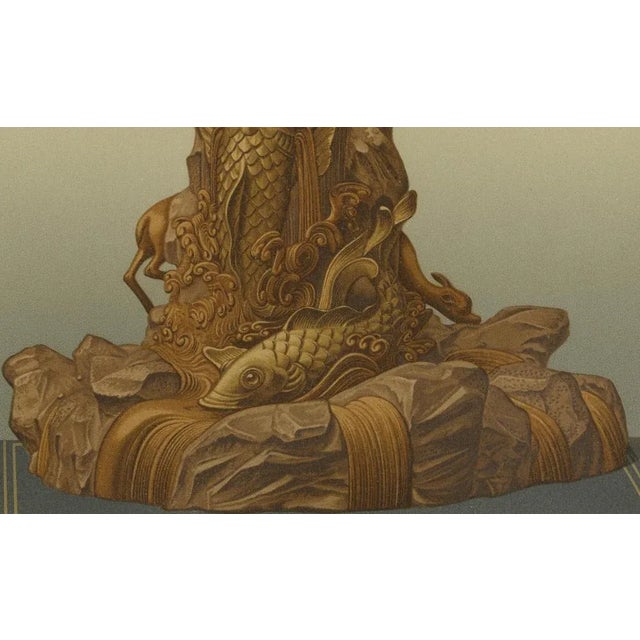 Audsley, Ornamental Pedestal Designs with Nature Motifs, 1884, Print For Sale - Image 3 of 6