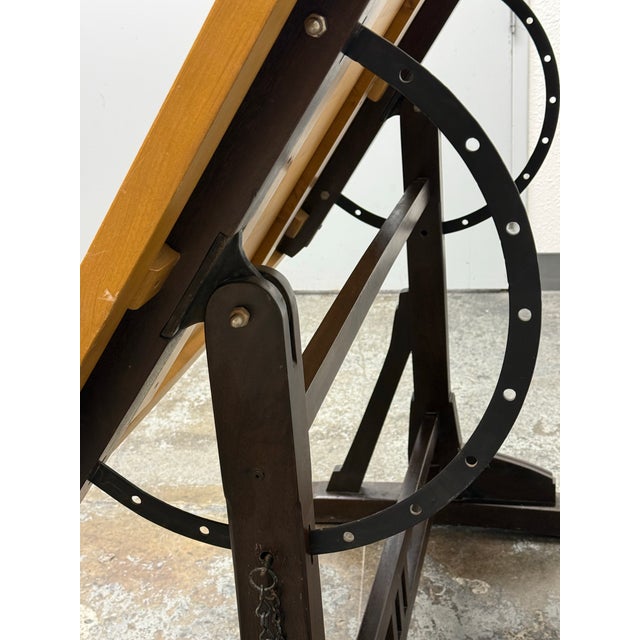 Restoration Hardware 1920s Style French Drafting Table For Sale - Image 11 of 12