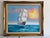 Early 21st Century Original Marine Oil Painting Tall Ship on Open Sea Nautical Seascape Gold Frame For Sale - Image 5 of 11