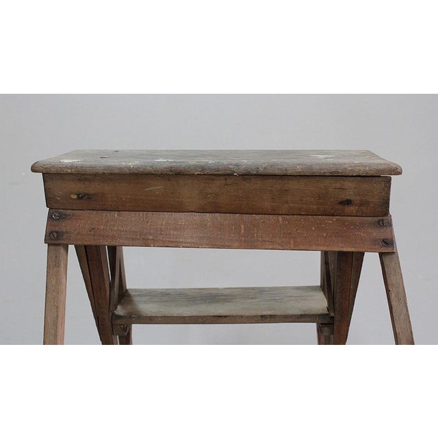 Foldable Beech Business Stepladder, 1940s For Sale - Image 16 of 18