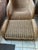 Fabulous 1980s natural wicker/rattan chairs with ottomans. Very sturdy, very large and deep barrel-back chairs, big enough...