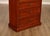 1990s Ethan Allen 'Medallion' Cherry Tall Chest of Drawers For Sale - Image 5 of 18