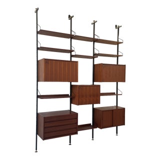 Mid-Century Italian Series Selex Bookcase by Industria Mobili Barovero, 1960s For Sale