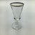 Vintage Platinum Rim Aperitif Glasses With Hexagon Stems-Set of 18 For Sale - Image 4 of 13