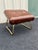 Mid-Century Modern Pearl Wick Leg Lounger- 1960s Adjustable Vinyl Footstool For Sale - Image 3 of 12