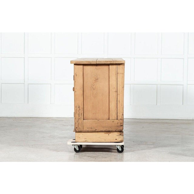 Large 19th Century English Pine Dresser Base, 1890s For Sale - Image 8 of 12
