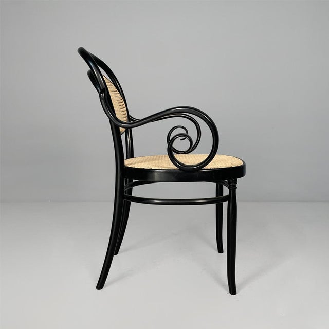 Italian Chairs in Straw and Wood for Sautto and Liberale, 1930s, Set of 6 For Sale - Image 4 of 13