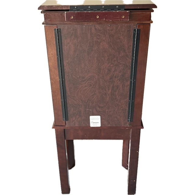 Vintage Powell Art Deco Style Jewelry Armoire For Sale - Image 11 of 12