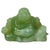 Chinese Carved Green Jade Maitreya Laughing Buddha Figure For Sale - Image 15 of 15