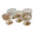 Libbey Glass Pedestal Bowls - Set of 5 For Sale